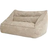 I.C.O.N. icon Sitzsack Sofa Chenille Cecilia, Beige, Sitzsack Erwachsene, mit Füllung, für Das Wohnzimmer,Riesensitzsack XXL Flauschig - Hergestellt in Deut...