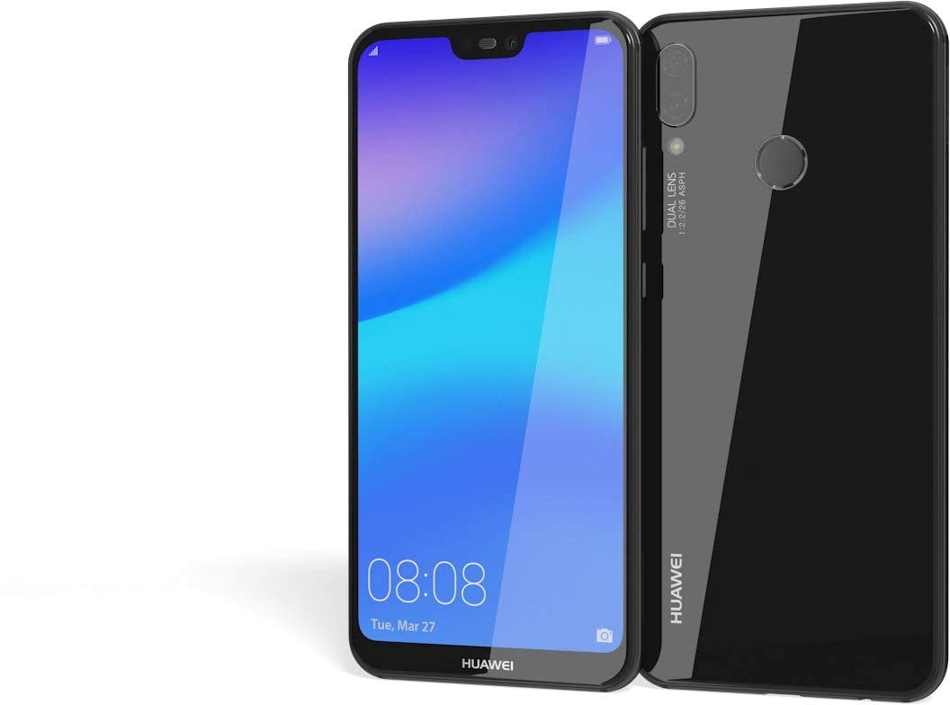 Huawei P20 lite Smartphone (14.83 cm (5.84 Zoll), 64GB interner Speicher, 4GB RAM, 16 Plus 2 MP Kamera, Android 8.0, EMUI 8.0, Dual SIM) Midnight Black (West European Version)