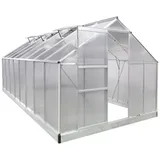 Brast Aluminium-Gewächshaus Alu HKP 6 mm 12,35 m2