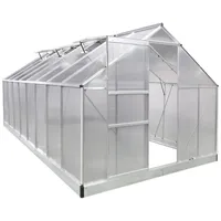Brast Aluminium-Gewächshaus Alu HKP 6 mm 12,35 m2