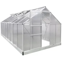 Brast Aluminium-Gewächshaus Alu HKP 6 mm 12,35 m2