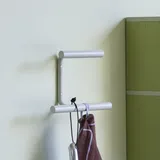 Hübsch Wandgarderobe Flip Hellgrau