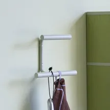 Hübsch Wandgarderobe Flip Hellgrau