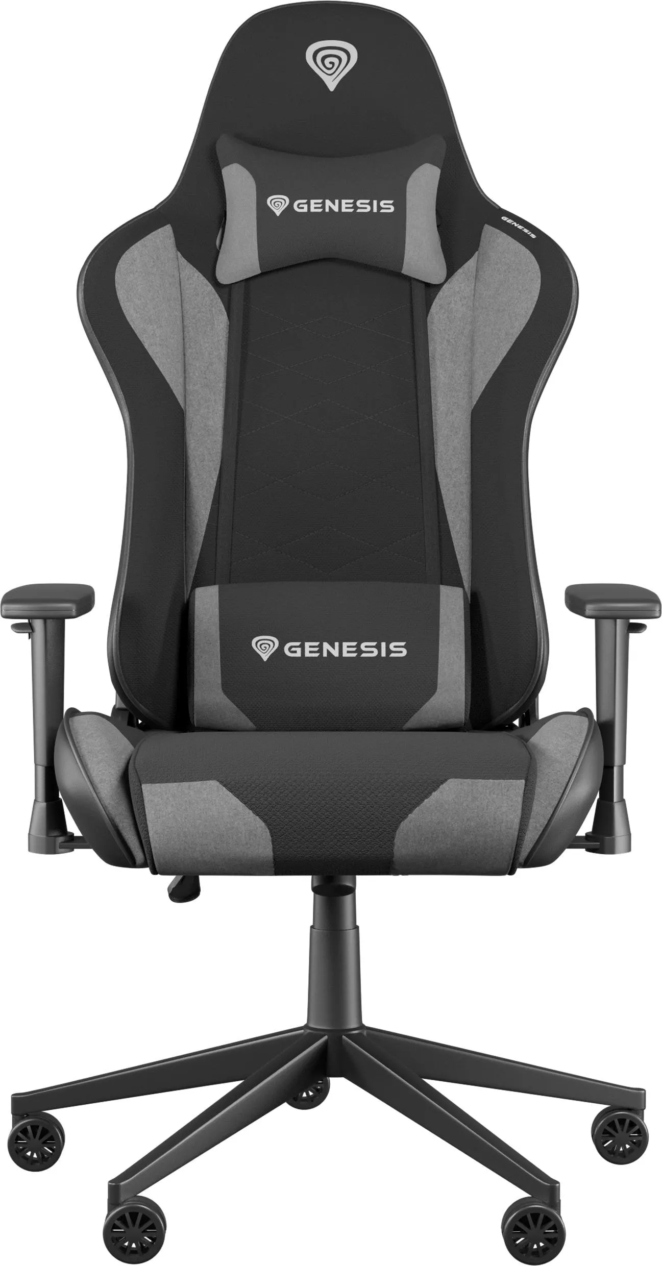 Genesis Nitro 440 G2, Gaming-Stuhl, Schwarz, Gaming Stuhl, Grau, Schwarz
