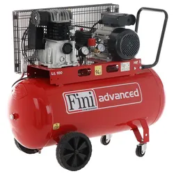 Fini Advanced MK 103-100-3M - Elektrischer 230V-Kompressor mit Riemenantrieb - Motor 3PS - 100 l