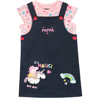 Peppa Wutz Mädchen Peppa Pig Trägerkleid Mehrfarbig 92 - 92