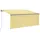 vidaXL Automatische Markise 300 x 250 cm gelb/weiß inkl. Jalousie + LED Windsensor