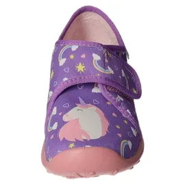 Fischer Markenschuh Hausschuh Lila 31