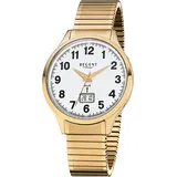 Regent Edelstahl Herren Uhr FR-209 Funkuhr Armband gold D2URFR209 - Gold
