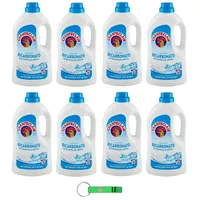 8x Chanteclair Lavatrice Bikarbonat- Flüssigwaschmittel für die Waschmaschine - Waschmittel 28 Wäschen 1260ml + Beni Culinari Kostenloser Schlüsselanhänger