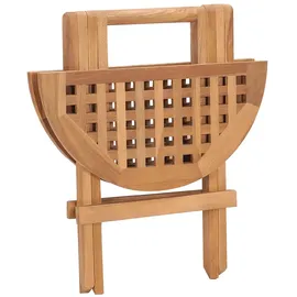 vidaXL Gartentisch Klappbar 61,5 x 54,5 x 11 cm Braun