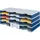 Styro Sortierstation Styrodoc grau/blau mit 12 Fächern