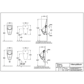 Villeroy & Boch Subway Absaugurinal (Keramik)