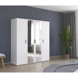 Rauch Drehtürenschrank VOYAGER 187 x 194 x 53 cm Weiß
