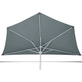 Mendler Parla 260 x 135 cm grau ohne Ständer halbrund