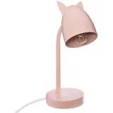 Atmosphera Créateur d'intérieur Baby Schreibtischlampe aus Metall rosa Tischlampe Nachttischlampe 31cm Modern