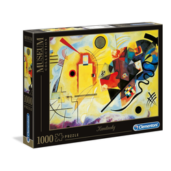 Clementoni® Puzzle 39195 Museum Collection Kandinsky Yellow-Red-Blue, 1000 Puzzleteile bunt