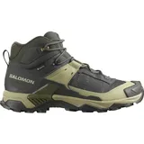 Salomon X Ultra 5 Mid GTX Herren Peat / Gray Green / Blue Nights 47 2/3