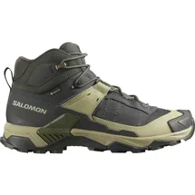 Salomon X Ultra 5 Mid GTX Herren Peat / Gray Green / Blue Nights 47 2/3