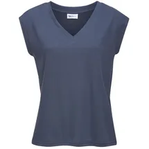 beachtime by lascana V-Shirt Rauchblau 36/38