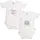 LILIPUT Body "Little Queen", Jungen, Gr. 62/68, EURO-Größen, weiß, 100% Baumwolle, bedruckt, kurz, V-Ausschnitt, Bodys Body, mit praktischer Druckknopfleiste