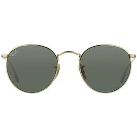 Ray-Ban Round Metal RB3447 001 50-21 polished gold/green classic
