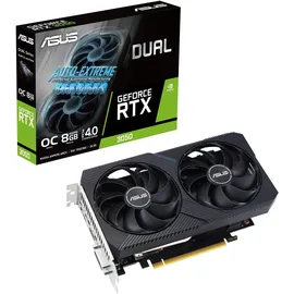 Asus Dual GeForce RTX 3050 OC V2 8 GB GDDR6 90YV0GH6-M0NA00