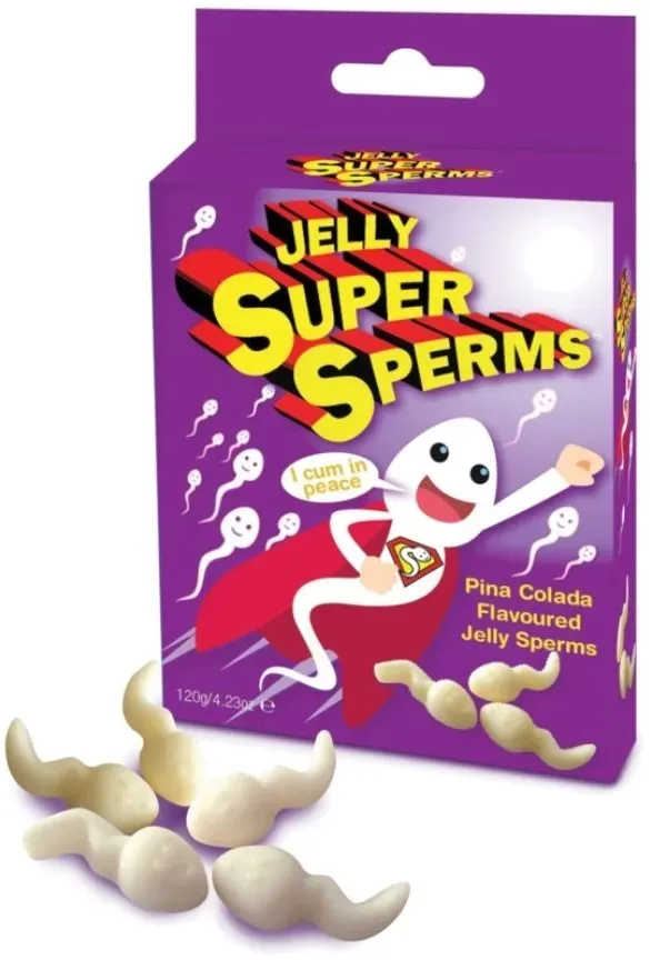 SPENCER & FLEETWOOD - JELLY SUPER SPERM GUMMI FORM SPERM 120 GR