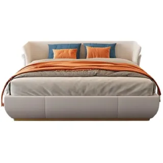 Xlmoebel Bett Neues modernes Doppelbett für Hotels mit Designer-Look (1-tlg., Bett), Hergestellt in Europa weiß