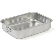 STEEL PAN rosticciera Teglia INOX/INAD.High cm.40