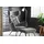 KAWOLA Ohrensessel LOTTE Velvet 79 x 117 x 0 cm Silber mit Hocker