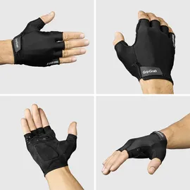 GripGrab Ride RC Max Gepolsterte Kurzfinger Sommer Handschuhe Schwarz L
