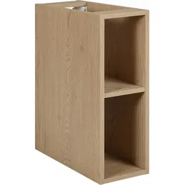 Rodan | Waschbeckunterschrank 100 CM - Eiche Hell - Badmöbel, Badezimmerschränk, Badezimmermöbel, Bücherregal, Regal - Hellbraun