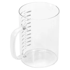 Excellent Houseware Glas Messbecher 1L mit ergonomischem Griff, klarer Graduierung, spülmaschinengeeignet
