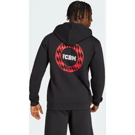 adidas FC Bayern München Hoodie 2023/24 schwarz Herren Gr. M
