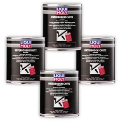 4x 2KG LIQUI MOLY 6119 Unterbodenschutz Steinschlagschutz streichbar schwarz