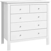 Homcom Beistellschrank 79 x 80,5 x 39,5 cm Weiß