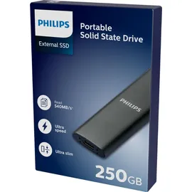 Philips Externe SSD 250GB, USB-C 3.0 (FM25SS030P/00)