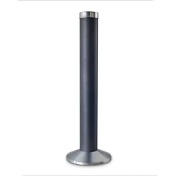 Aschenbecher Säule 81x25cm ALU anthrazit -moonstone SZAGATO Made in Germany Aschenbecher groß Stand-Aschenbecher außen großer Aschenbecher stehend