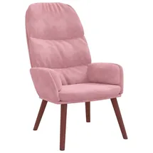 vidaXL Relaxsessel Rosa Samt 1 x 1 x 1 cm Rosa
