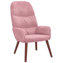 vidaXL Relaxsessel Rosa Samt 1 x 1 x 1 cm Rosa