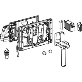 Geberit DuoFresh Modul mit manueller Auslösung und Einschub, für Sigma 12 cm, anthrazitgrau