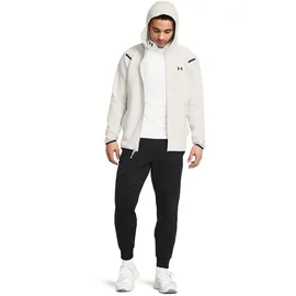 Under Armour Unstoppable Full-Zip Fleecejacke Weiß / Schwarz S