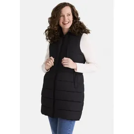 Stooker WANDA MIT KAPUZE Damen Steppweste Slim Fit Microfaser lang - M