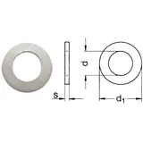 schmidt's onlineshop DIN 125 A / ISO 7089 Scheiben Niro A2 - 15 / 0,791 / 28