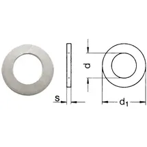 schmidt's onlineshop DIN 125 A / ISO 7089 Scheiben Niro A2 - 15 / 0,791 / 28