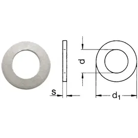 schmidt's onlineshop DIN 125 A / ISO 7089 Scheiben Niro A2 - 15 / 0,791 / 28