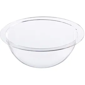 HMF 46720 Halbkugel aus Acryl mit Krempe, DIY Acrylhaube, Ø 20 cm Transparent