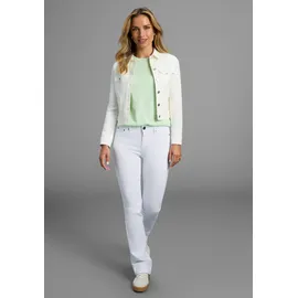 Arizona Bootcut-Jeans "Shaping", Damen, Gr. 76, K + L Gr, weiß, Jeans, Obermaterial: 98% Baumwolle, 2% Elasthan, Basic, bootcut fit lang, Jeans, elastische Passform, Bootcut-Beinform, Used-Waschung, hohe Taille