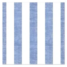 Papstar 50 Servietten "ROYAL Collection" 1/4-Falz 40 cm x 40 cm blau "Lines"